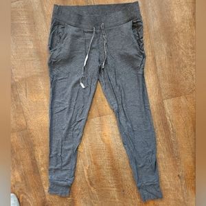 Victorias secret size medium stretchy and soft joggers, dark gray